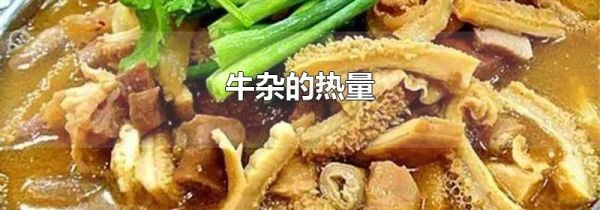 牛杂的热量