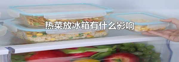 热菜放冰箱有什么影响