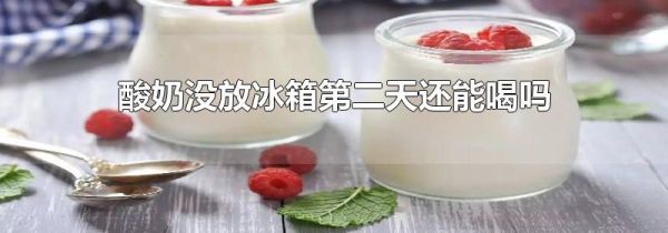 酸奶没放冰箱第二天还能喝吗