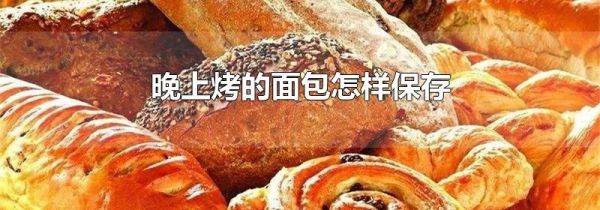 晚上烤的面包怎样保存