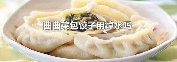 曲曲菜包饺子用焯水吗