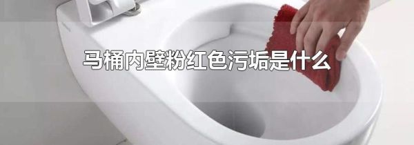 马桶内壁粉红色污垢是什么