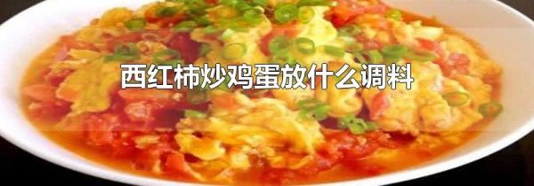 西红柿炒鸡蛋放什么调料