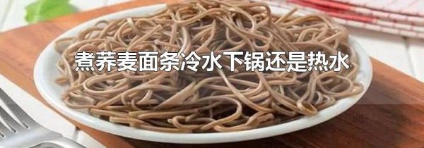 煮荞麦面条冷水下锅还是热水