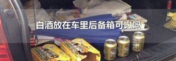 白酒放在车里后备箱可以吗