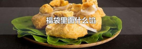 福袋里面什么馅