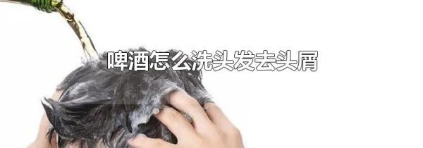 啤酒怎么洗头发去头屑
