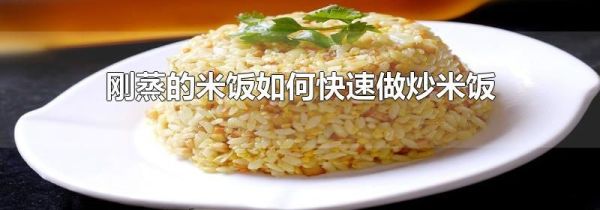 刚蒸的米饭如何快速做炒米饭