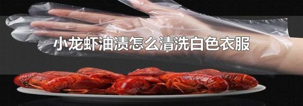 小龙虾油渍怎么清洗白色衣服