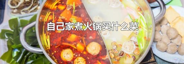 自己家煮火锅买什么菜