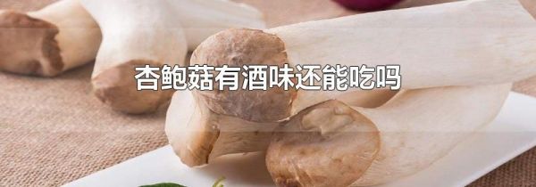 杏鲍菇有酒味还能吃吗