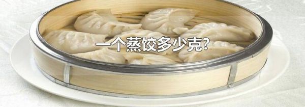 一个蒸饺多少克?
