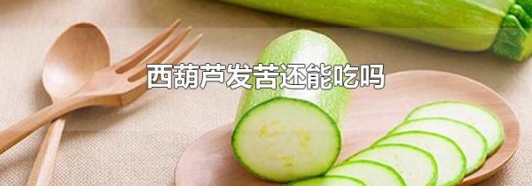 西葫芦发苦还能吃吗
