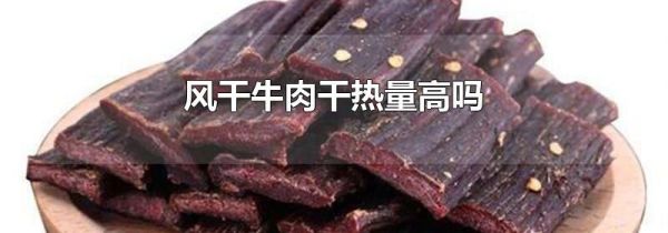 风干牛肉干热量高吗