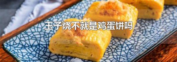 玉子烧不就是鸡蛋饼吗