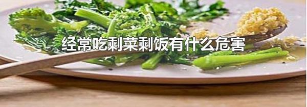 经常吃剩菜剩饭有什么危害
