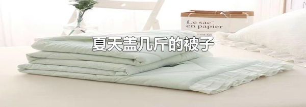夏天盖几斤的被子