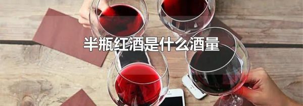 半瓶红酒是什么酒量