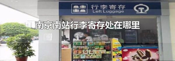 南京南站行李寄存处在哪里