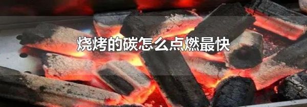 烧烤的碳怎么点燃最快