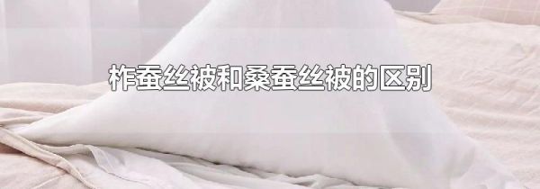 柞蚕丝被和桑蚕丝被的区别
