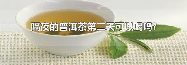 隔夜的普洱茶第二天可以喝吗?