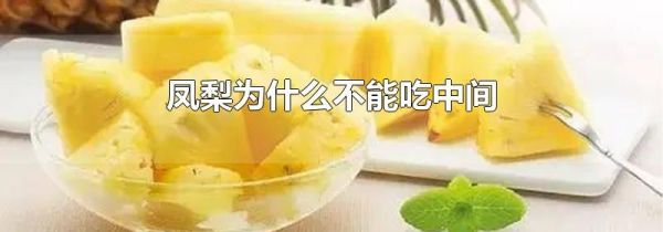 凤梨为什么不能吃中间