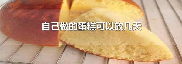 自己做的蛋糕可以放几天