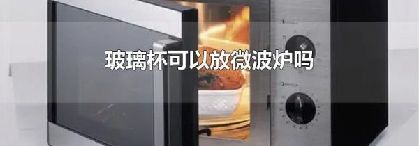 玻璃杯可以放微波炉吗