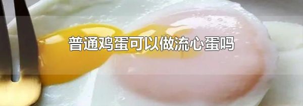 普通鸡蛋可以做流心蛋吗