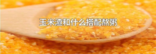 玉米渣和什么搭配熬粥