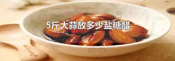 5斤大蒜放多少盐糖醋