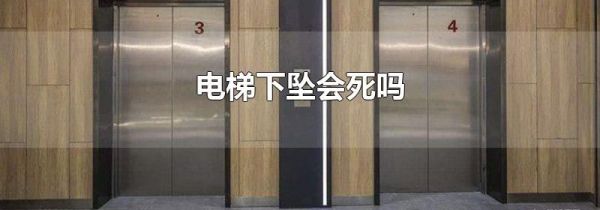 电梯下坠会死吗