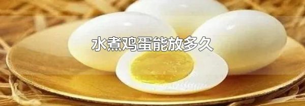 水煮鸡蛋能放多久