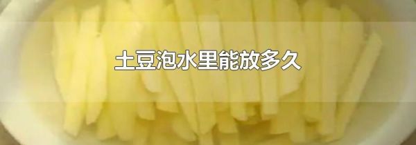 土豆泡水里能放多久