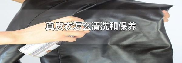 真皮衣怎么清洗和保养