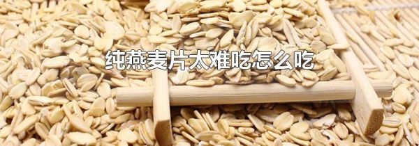 纯燕麦片太难吃怎么吃