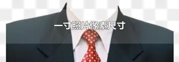 一寸照片像素尺寸