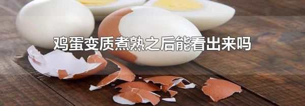 鸡蛋变质煮熟之后能看出来吗