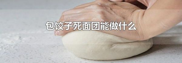 包饺子死面团能做什么