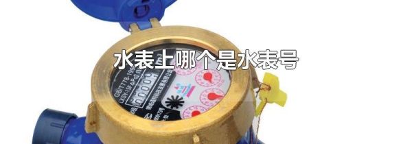 水表上哪个是水表号