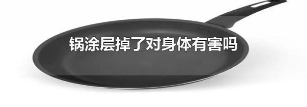 锅涂层掉了对身体有害吗