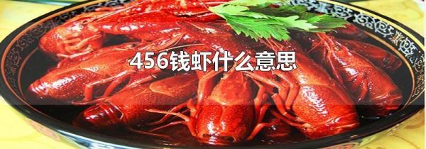 456钱虾什么意思