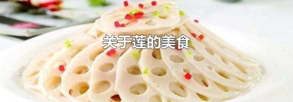 关于莲的美食