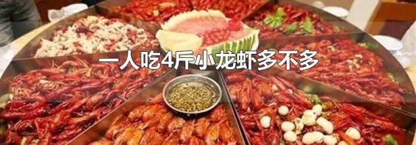 一人吃4斤小龙虾多不多