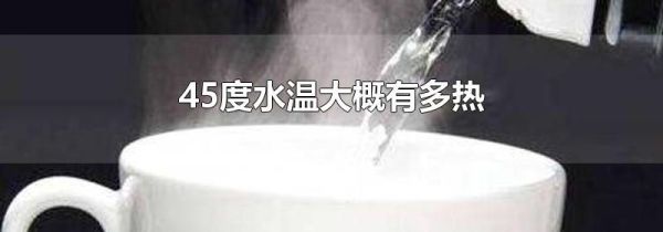 45度水温大概有多热