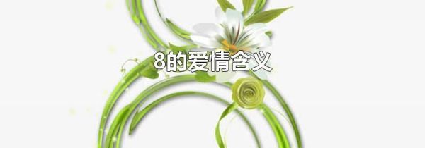 8的爱情含义