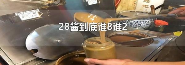 28酱到底谁8谁2