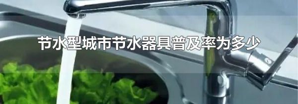 节水型城市节水器具普及率为多少