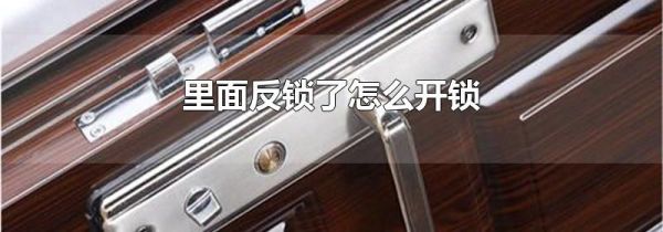 里面反锁了怎么开锁